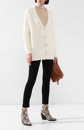 Женский шерстяной кардиган STELLA MCCARTNEY белого цвета по цене 79950 руб., арт. 574962/S2086 | Фото 2 Женский шерстяной кардиган STELLA MCCARTNEY белого цвета, арт. 574962/S2086 | Фото 2
