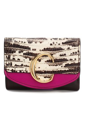 Кожаное портмоне Chloé C | Фото №1 Кожаное портмоне Chloé C | Фото №1