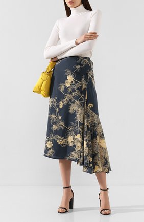 Женская шелковая юбка DRIES VAN NOTEN серого цвета по цене 71700 руб., арт. 192-10883-8201 | Фото 2 Женская шелковая юбка DRIES VAN NOTEN серого цвета, арт. 192-10883-8201 | Фото 2