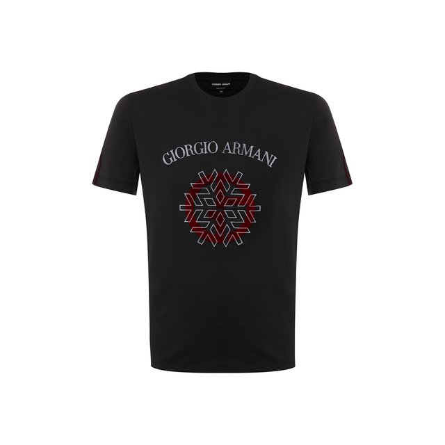 Хлопковая футболка Giorgio Armani 10568478