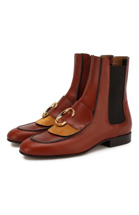 Кожаные челси Chloé C | Фото №1 Кожаные челси Chloé C | Фото №1