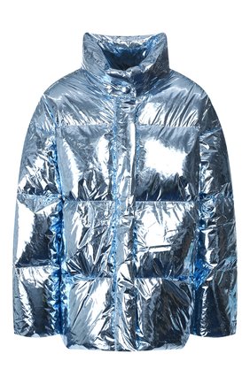Женский пуховая куртка IENKI IENKI голубого цвета по цене 132000 руб., арт. VENT JACKET/P0LYESTER F0IL | Фото 1 Женский пуховая куртка IENKI IENKI голубого цвета, арт. VENT JACKET/P0LYESTER F0IL | Фото 1