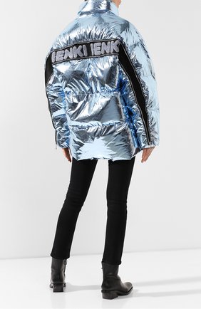 Женский пуховая куртка IENKI IENKI голубого цвета по цене 132000 руб., арт. VENT JACKET/P0LYESTER F0IL | Фото 2 Женский пуховая куртка IENKI IENKI голубого цвета, арт. VENT JACKET/P0LYESTER F0IL | Фото 2