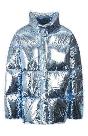 Женский пуховая куртка IENKI IENKI голубого цвета по цене 132000 руб., арт. VENT JACKET EX/P0LYESTER F0IL | Фото 1 Женский пуховая куртка IENKI IENKI голубого цвета, арт. VENT JACKET EX/P0LYESTER F0IL | Фото 1