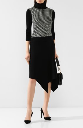 Женская юбка DIANE VON FURSTENBERG черного цвета по цене 29500 руб., арт. 13337DVF | Фото 2 Женская юбка DIANE VON FURSTENBERG черного цвета, арт. 13337DVF | Фото 2
