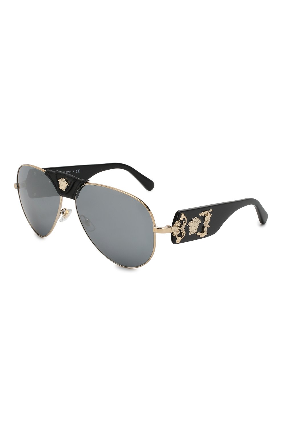 Женские солнцезащитные очки VERSACE черного цвета, арт. 2150Q-12526G | Фото 1