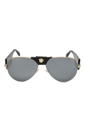 Женские солнцезащитные очки VERSACE черного цвета по цене 16200 руб., арт. 2150Q-12526G | Фото 3 Женские солнцезащитные очки VERSACE черного цвета, арт. 2150Q-12526G | Фото 3