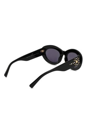 Женские солнцезащитные очки VERSACE черного цвета по цене 14900 руб., арт. 4355B-GB1/1A | Фото 4 Женские солнцезащитные очки VERSACE черного цвета, арт. 4355B-GB1/1A | Фото 4