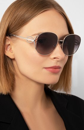 Женские солнцезащитные очки TIFFANY & CO. серебряного цвета по цене 21900 руб., арт. 3065-60013C | Фото 2 Женские солнцезащитные очки TIFFANY & CO. серебряного цвета, арт. 3065-60013C | Фото 2