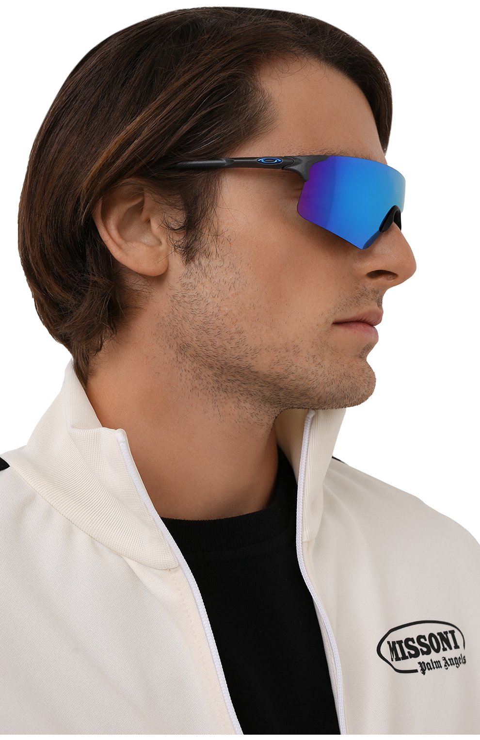 Женские солнцезащитные очки OAKLEY голубого цвета по цене 13150 руб., арт. 9454-945403 | Фото 2 Женские солнцезащитные очки OAKLEY голубого цвета, арт. 9454-945403 | Фото 2