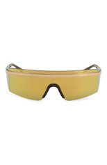 Женские солнцезащитные очки VERSACE желтого цвета, арт. 2208-10027P | Фото 3 (Кросс-КТ: С/з-унисекс; Региональ ные ограничения белый список (Axapta Mercury): RU; Тип очков: С/з; Очки форма: Маска, D-форма; Оптика Гендер: оптика-унисекс)