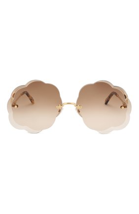 Женские солнцезащитные очки CHLOÉ коричневого цвета по цене 26900 руб., арт. 156S-742 | Фото 3 Женские солнцезащитные очки CHLOÉ коричневого цвета, арт. 156S-742 | Фото 3