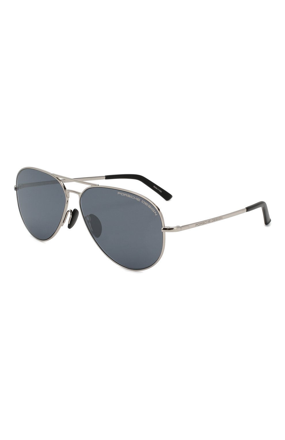 Мужские солнцезащитные очки PORSCHE DESIGN серебряного цвета, арт. 8686-C | Фото 1