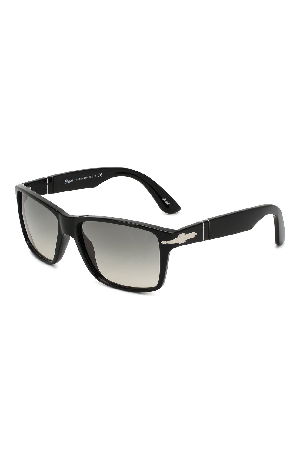 Мужские солнцезащитные очки PERSOL черного цвета, арт. 3195S-104132 | Фото 1