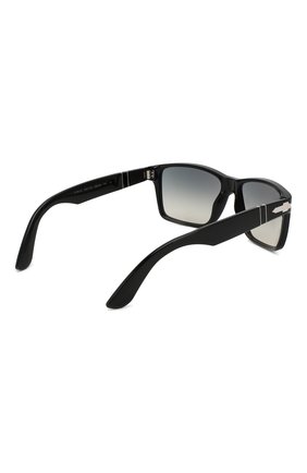 Мужские солнцезащитные очки PERSOL черного цвета по цене 14500 руб., арт. 3195S-104132 | Фото 3 Мужские солнцезащитные очки PERSOL черного цвета, арт. 3195S-104132 | Фото 3
