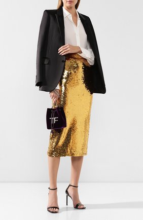 Женский сумка evening TOM FORD фиолетового цвета по цене 103500 руб., арт. L1212P-TVE005 | Фото 2 Женский сумка evening TOM FORD фиолетового цвета, арт. L1212P-TVE005 | Фото 2