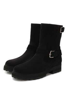 Женские замшевые ботинки TOD’S черного цвета по цене 52800 руб., арт. XXW95B0BQ20RE0 | Фото 1 Женские замшевые ботинки TOD’S черного цвета, арт. XXW95B0BQ20RE0 | Фото 1