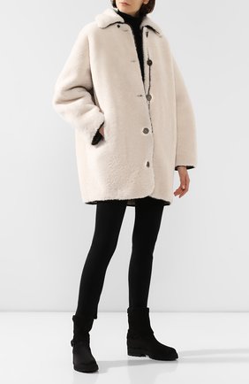 Женские замшевые ботинки TOD’S черного цвета по цене 52800 руб., арт. XXW95B0BQ20RE0 | Фото 2 Женские замшевые ботинки TOD’S черного цвета, арт. XXW95B0BQ20RE0 | Фото 2