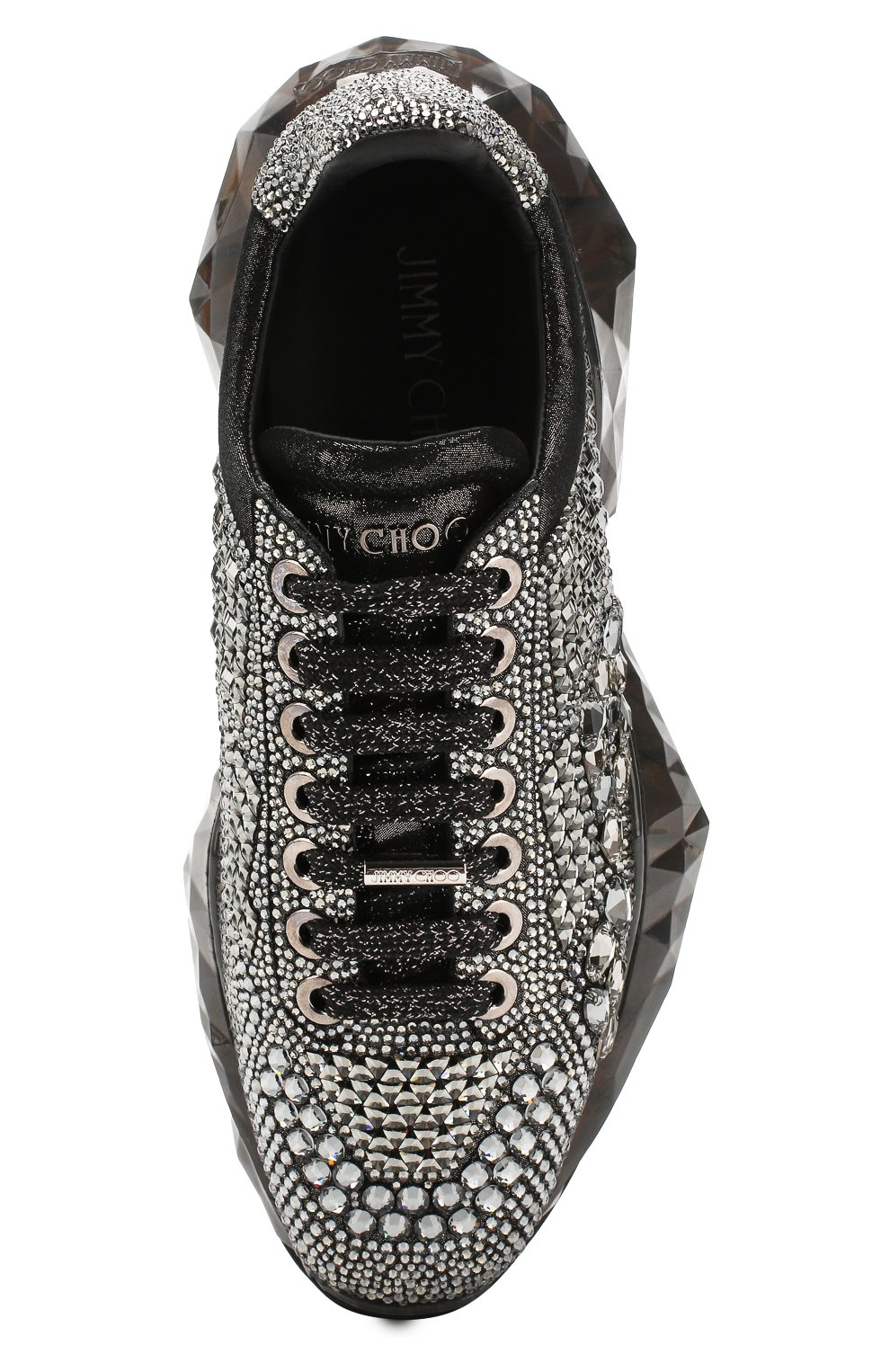 Женские серебряные кроссовки diamond JIMMY CHOO купить в интернет ...