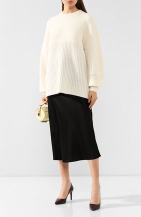 Женская свитер BY MALENE BIRGER белого цвета по цене 26750 руб., арт. Q67484001/J0ANNAS | Фото 2 Женская свитер BY MALENE BIRGER белого цвета, арт. Q67484001/J0ANNAS | Фото 2