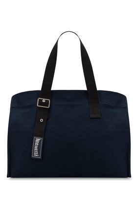 Мужская текстильная пляжная сумка VILEBREQUIN темно-синего цвета, арт. BSUE9103 | Фото 1 (Материал: Текстиль; Статус проверки: Проверена категория; Размер: large)