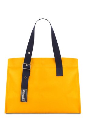 Мужская текстильная пляжная сумка VILEBREQUIN желтого цвета, арт. BSUE9103 | Фото 1 (Статус проверки: Проверена категория; Материал: Текстиль; Размер: large)