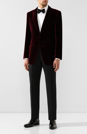 Мужской пиджак из вискозы TOM FORD бордового цвета по цене 272500 руб., арт. 6VER50/11NQ40 | Фото 2 Мужской пиджак из вискозы TOM FORD бордового цвета, арт. 6VER50/11NQ40 | Фото 2