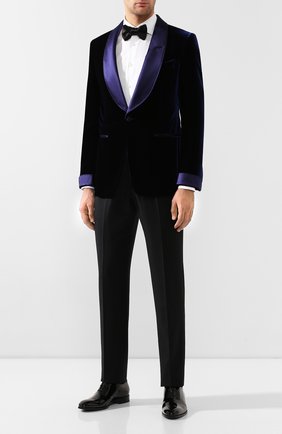 Мужской пиджак из вискозы TOM FORD синего цвета по цене 284500 руб., арт. 6VER40/11S840 | Фото 2 Мужской пиджак из вискозы TOM FORD синего цвета, арт. 6VER40/11S840 | Фото 2