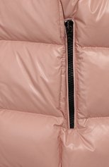 Детская пуховик с меховой отделкой parana MONCLER ENFANT розового цвета, арт. E2-954-46322-25-C0067/4-6A | Фото 3 (Кросс-КТ: Зима; Девочки Кросс-КТ: Пуховик-верхняя одежда; Рукава: Длинные; Материал внеш�ний: Синтетический материал; Материал подклада: Синтетический материал; Материал утеплителя: Пух и перо; Статус проверки: Проверена категория)