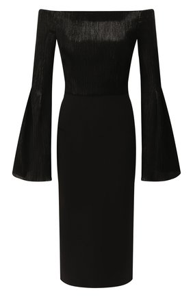 Женское платье ROLAND MOURET черного цвета по цене 148000 руб., арт. AW19/S0794/F0392 | Фото 1 Женское платье ROLAND MOURET черного цвета, арт. AW19/S0794/F0392 | Фото 1