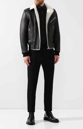 Мужская хлопковая рубашка TOM FORD темно-серого цвета по цене 43900 руб., арт. 6FT874/94MEKI | Фото 2 Мужская хлопковая рубашка TOM FORD темно-серого цвета, арт. 6FT874/94MEKI | Фото 2