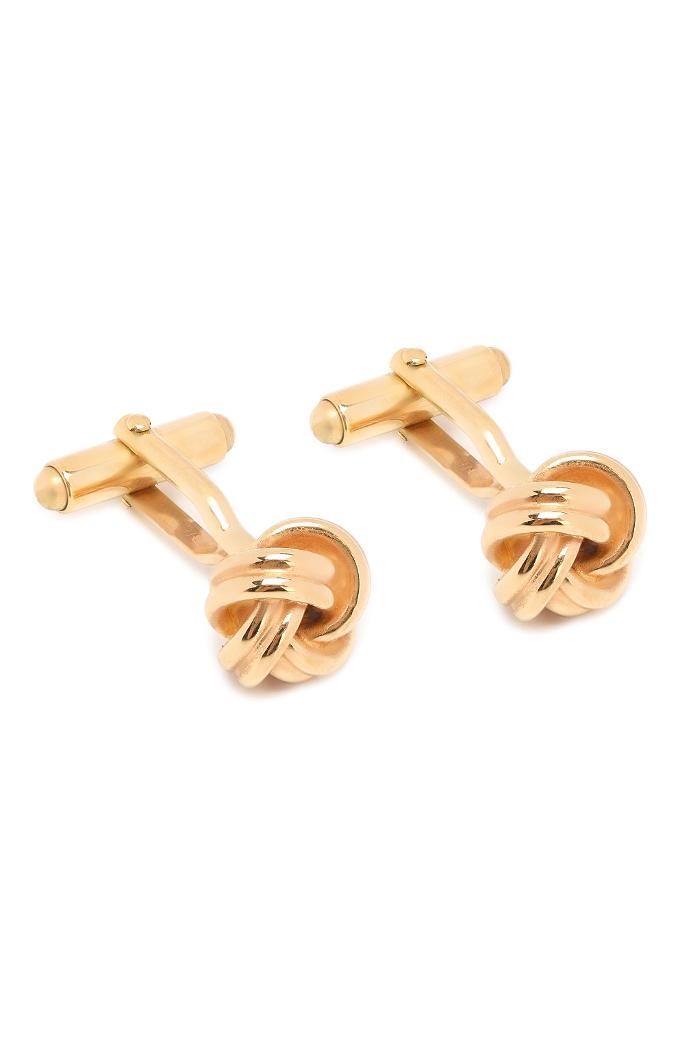 Мужские запонки LANVIN золотого цвета, арт. 9972/3 | Фото 1