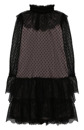 Детское платье ALBERTA FERRETTI JUNIOR черного цвета по цене 55150 руб., арт. 021369 | Фото 1 Детское платье ALBERTA FERRETTI JUNIOR черного цвета, арт. 021369 | Фото 1