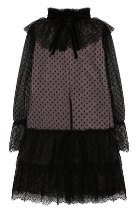 Детское платье ALBERTA FERRETTI JUNIOR черного цвета по цене 55150 руб., арт. 021369 | Фото 2 Детское платье ALBERTA FERRETTI JUNIOR черного цвета, арт. 021369 | Фото 2