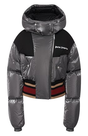 Женский пуховая куртка PALM ANGELS серого цвета по цене 113000 руб., арт. PWED004E197180370800 | Фото 1 Женский пуховая куртка PALM ANGELS серого цвета, арт. PWED004E197180370800 | Фото 1