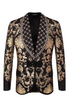 Мужской пиджак DOLCE & GABBANA золотого цвета по цене 487500 руб., арт. G2NG4Z/HJMG2 | Фото 1 Мужской пиджак DOLCE & GABBANA золотого цвета, арт. G2NG4Z/HJMG2 | Фото 1