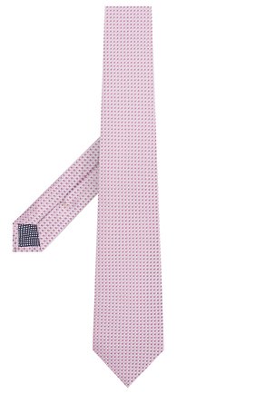 Мужской шелковый галстук ETON светло-розового цвета, арт. A000 31801 | Фото 2 (Статус проверки: Проверено; Материал: Текстиль, Шелк; Принт: С принтом)