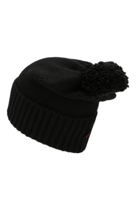 Женский шерстяная шапка WOOLRICH черного цвета по цене 6935 руб., арт. WWACC1460/UF0096 | Фото 2 Женский шерстяная шапка WOOLRICH черного цвета, арт. WWACC1460/UF0096 | Фото 2