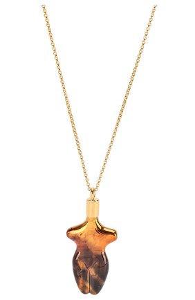 Женское колье emoji CHLOÉ золотого цвета по цене 28150 руб., арт. CHC19UF077BLQ | Фото 2 Женское колье emoji CHLOÉ золотого цвета, арт. CHC19UF077BLQ | Фото 2