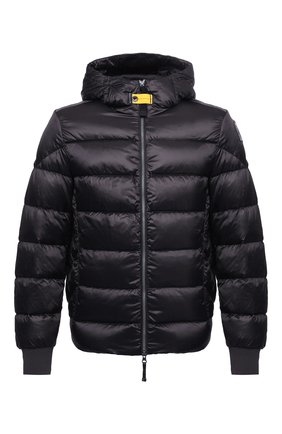 Мужской пуховый бомбер PARAJUMPERS темно-серого цвета по цене 49000 руб., арт. SX13/PHARRELL | Фото 1 Мужской пуховый бомбер PARAJUMPERS темно-серого цвета, арт. SX13/PHARRELL | Фото 1