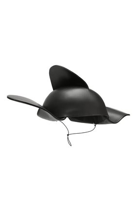Женская кожаная шляпа wings LOEWE черного цвета, арт. 101.29.128 | Фото 1 (Статус проверки: Проверена категория; Материал: Натуральная кожа)