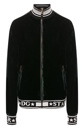 Женский толстовка из смеси вискозы и шелка DOLCE & GABBANA зеленого цвета по цене 135500 руб., арт. F9C50T/FUVJK | Фото 1 Женский толстовка из смеси вискозы и шелка DOLCE & GABBANA зеленого цвета, арт. F9C50T/FUVJK | Фото 1