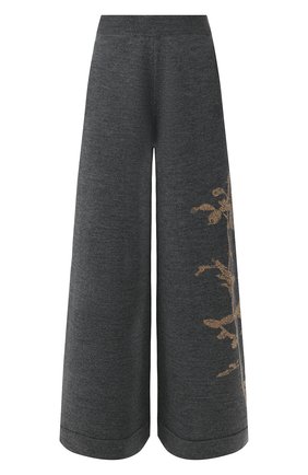 Женские шерстяные брюки DRIES VAN NOTEN серого цвета по цене 55950 руб., арт. 192-11247-8726 | Фото 1 Женские шерстяные брюки DRIES VAN NOTEN серого цвета, арт. 192-11247-8726 | Фото 1