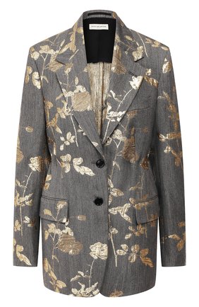 Женский жакет DRIES VAN NOTEN серого цвета по цене 119500 руб., арт. 192-10406-8362 | Фото 1 Женский жакет DRIES VAN NOTEN серого цвета, арт. 192-10406-8362 | Фото 1