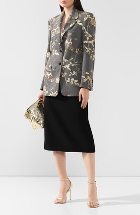 Женский жакет DRIES VAN NOTEN серого цвета по цене 119500 руб., арт. 192-10406-8362 | Фото 2 Женский жакет DRIES VAN NOTEN серого цвета, арт. 192-10406-8362 | Фото 2