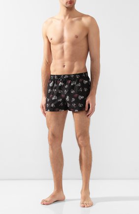 Детского плавки-шорты DOLCE & GABBANA черного цвета по цене 33050 руб., арт. M4A06T/HSM1T | Фото 2 Детского плавки-шорты DOLCE & GABBANA черного цвета, арт. M4A06T/HSM1T | Фото 2