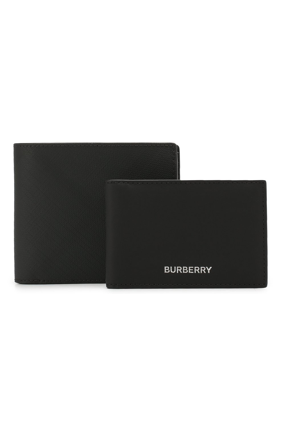 Мужской комплект из портмоне и футляра для кредитных карт BURBERRY темно-серого цвета по цене 31900 руб., арт. 8014527 | Фото 4 Мужской комплект из портмоне и футляра для кредитных карт BURBERRY темно-серого цвета, арт. 8014527 | Фото 4