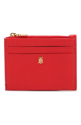 Женский кожаный футляр для кредитных карт BURBERRY красного цвета по цене 17500 руб., арт. 8018955 | Фото 1 Женский кожаный футляр для кредитных карт BURBERRY красного цвета, арт. 8018955 | Фото 1