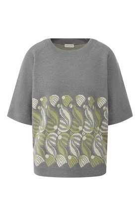 Женская шерстяной топ DRIES VAN NOTEN серого цвета по цене 41050 руб., арт. 192-11260-8723 | Фото 1 Женская шерстяной топ DRIES VAN NOTEN серого цвета, арт. 192-11260-8723 | Фото 1