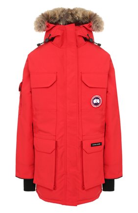 Женская парка expedition CANADA GOOSE красного цвета по цене 139000 руб., арт. 4660L | Фото 1 Женская парка expedition CANADA GOOSE красного цвета, арт. 4660L | Фото 1